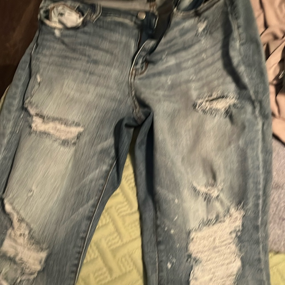 Bleach, splattered raw him